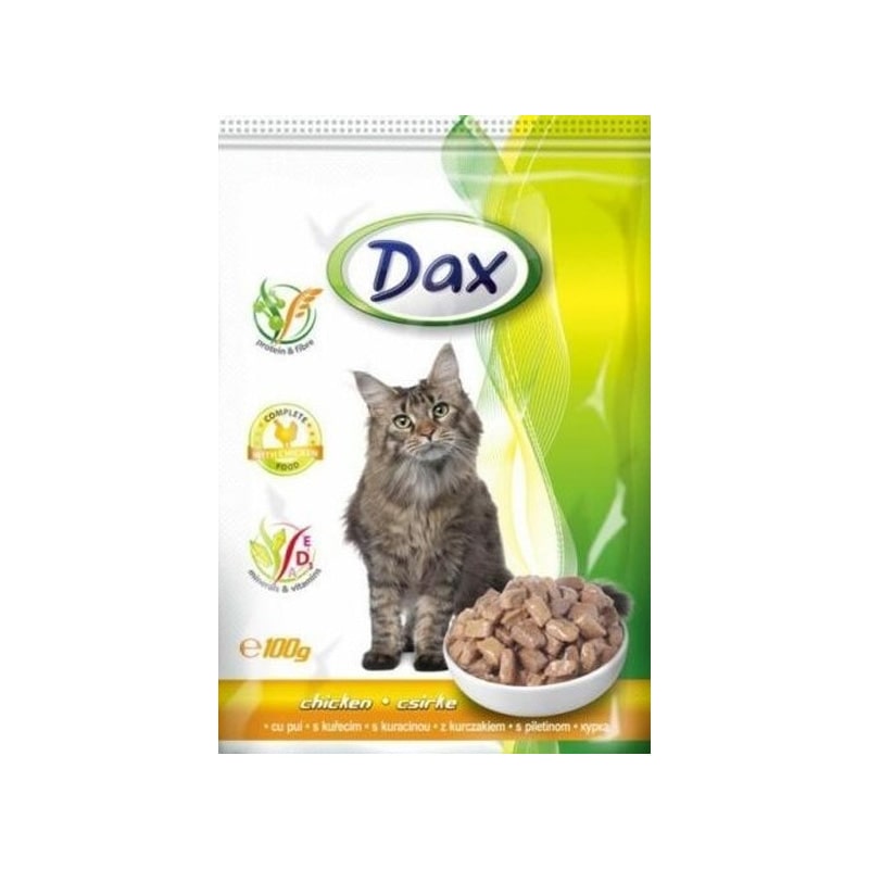پوچ گربه در طعم مرغ دکس ۱۰۰ گرم