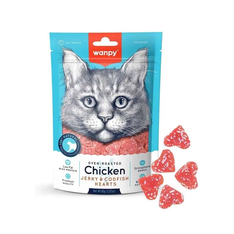 تشویقی گربه با طعم مرغ و ماهی ونپی...