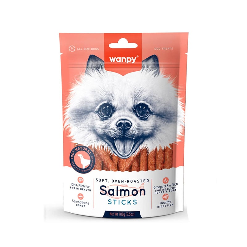 تشویقی سگ ونپی مدادی با طعم ماهی 100...