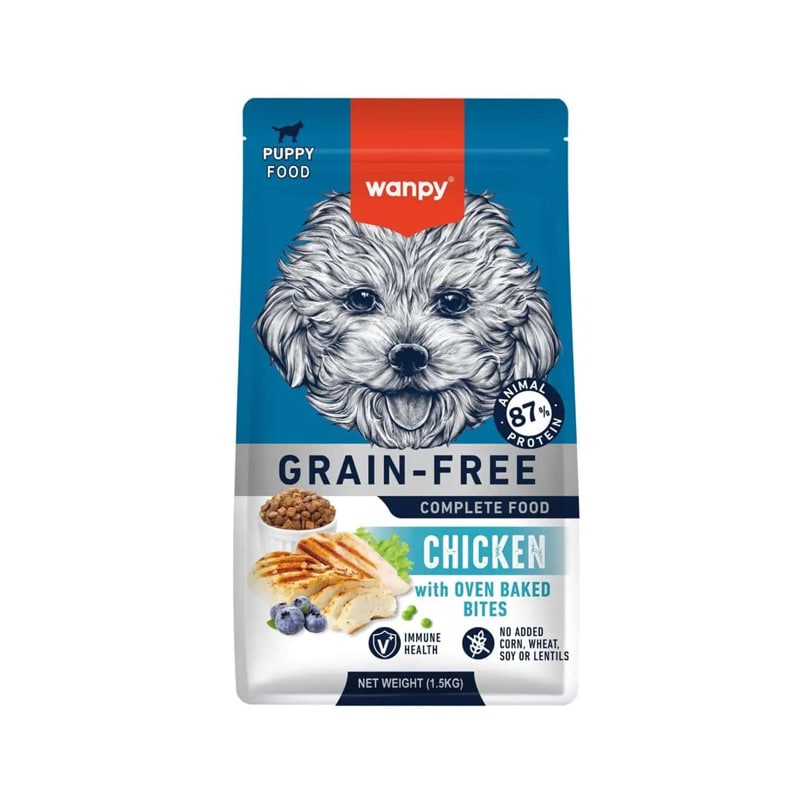 غذای خشک سگ ونپی پاپی با طعم مرغ...