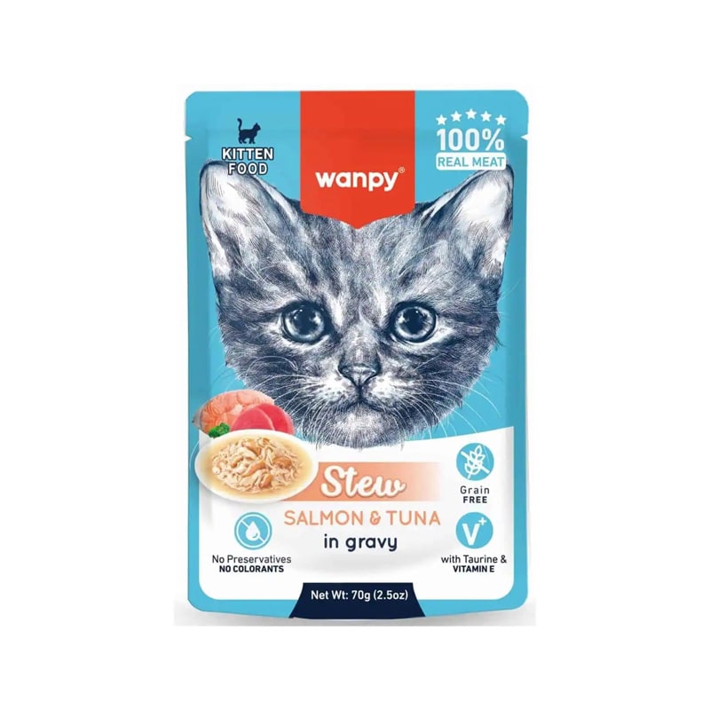 پوچ بچه گربه با طعم ماهی تن و...