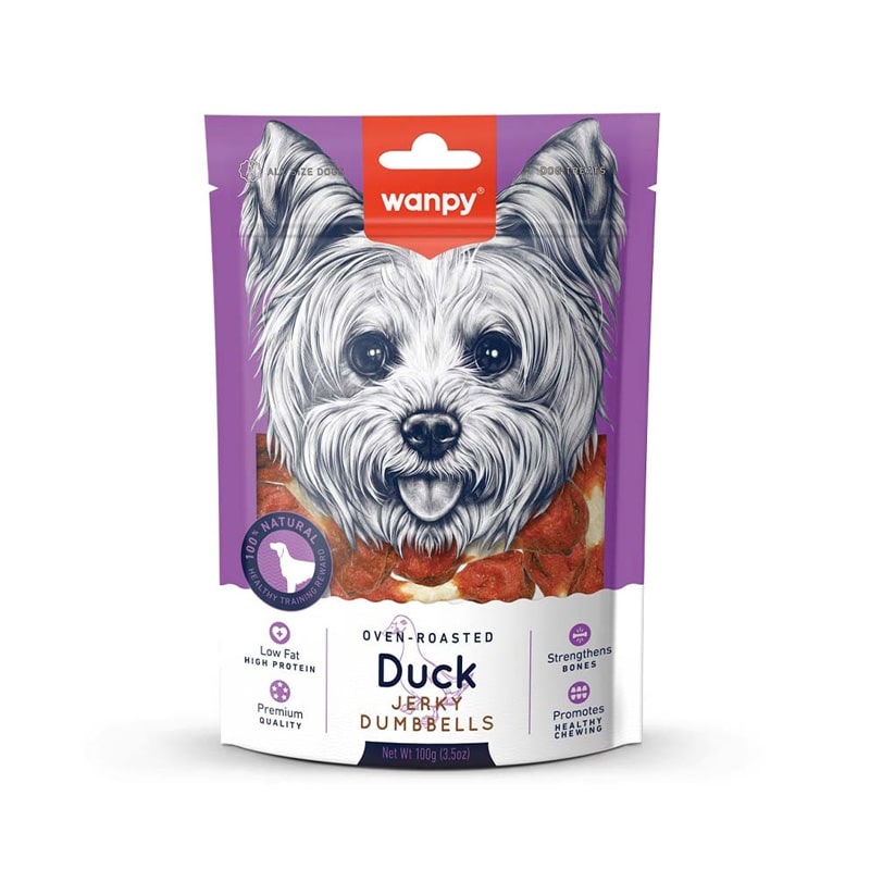 تشویقی سگ ونپی مدل دنبلی طعم اردک ۱۰۰...