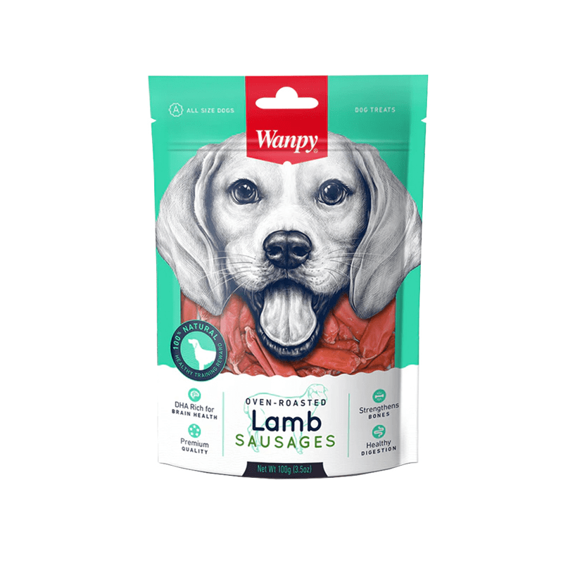 تشویقی سگ ونپی سوسیسی با طعم گوشت بره...