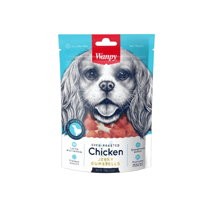 تشویقی سگ ونپی استخوانی با دورپیچ گوشت مرغ...