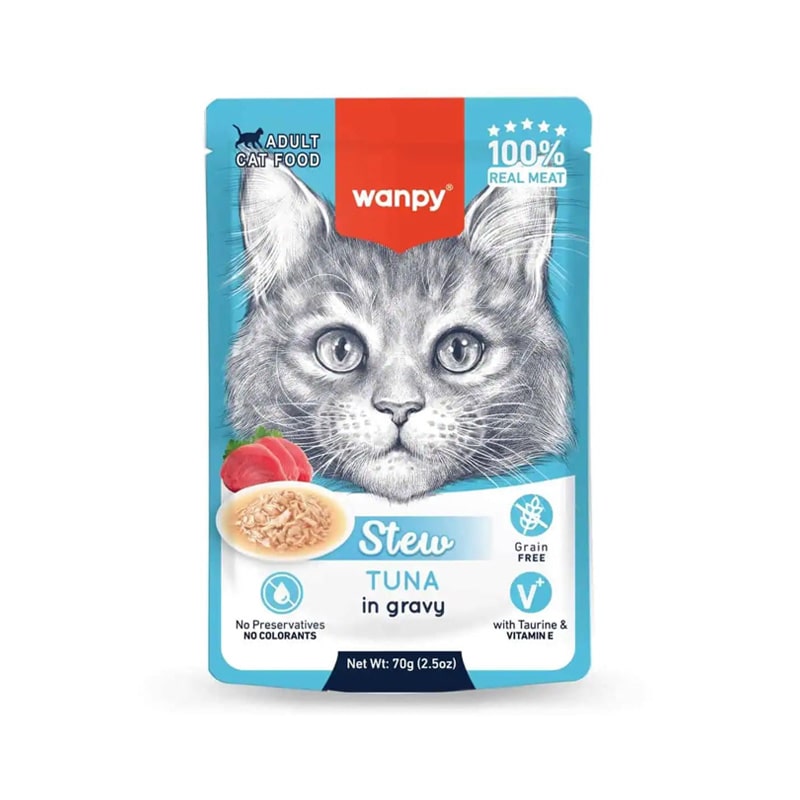 پوچ گربه بالغ با طعم ماهی تن ونپی...