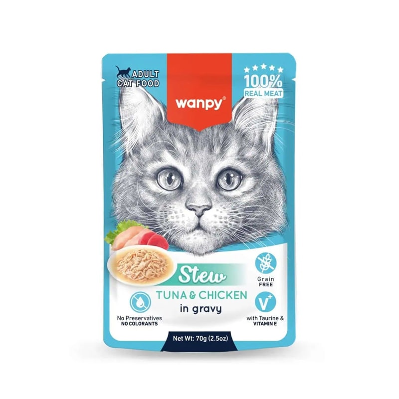 پوچ گربه بالغ با طعم ماهی تن و...