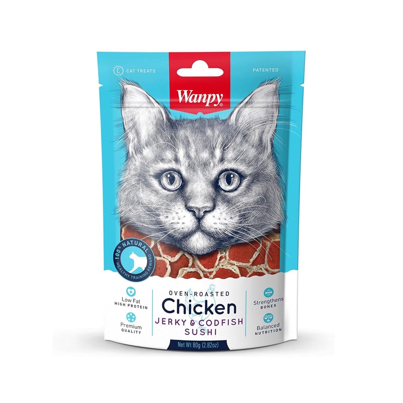 تشويقي گربه با طعم مرغ و ماهی کاد...