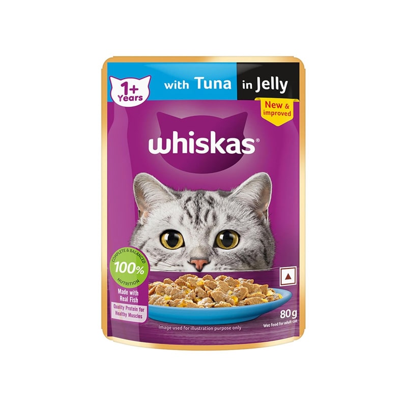 پوچ گربه بالغ با طعم تن ماهی ژله...