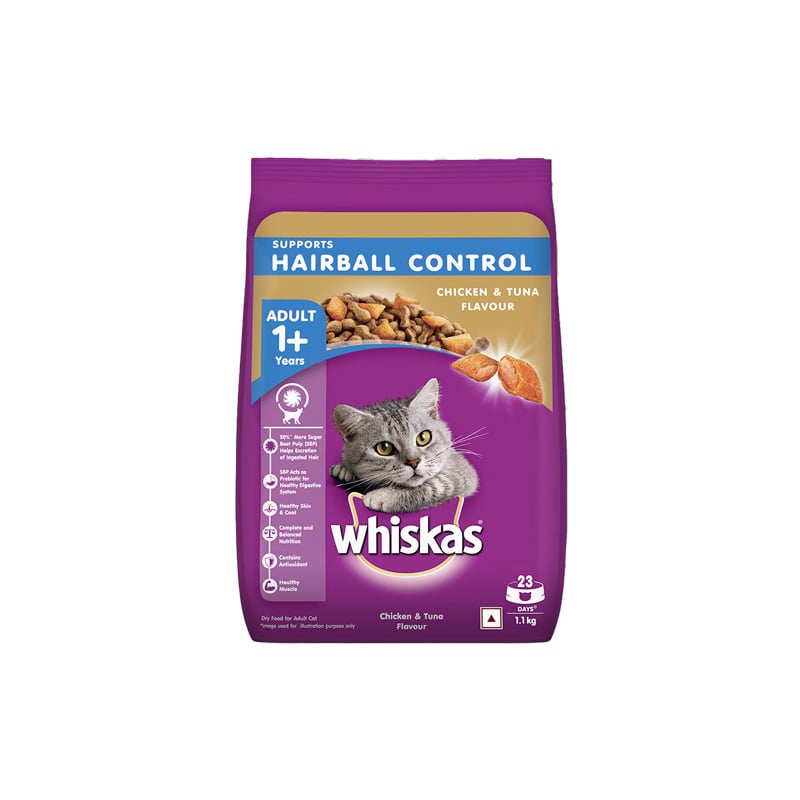 غذا خشک گربه بالغ با طعم مرغ ویسکاس