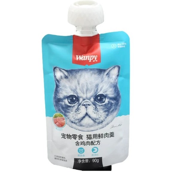 پودینگ گربه با طعم مرغ 90گرم