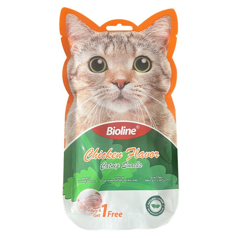 بستنی گربه بایولاین طعم مرغ – 5عددی