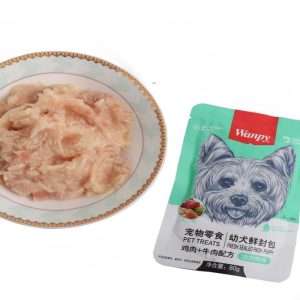 پوچ سگ ونپی با طعم مرغ و گوشت