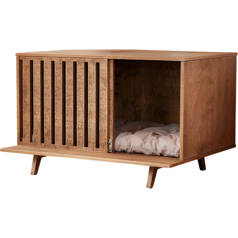 خانه چوبی گربه و سگ مدرن مدل 1135