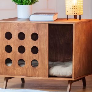 خانه چوبی گربه و سگ مدرن مدل 1135