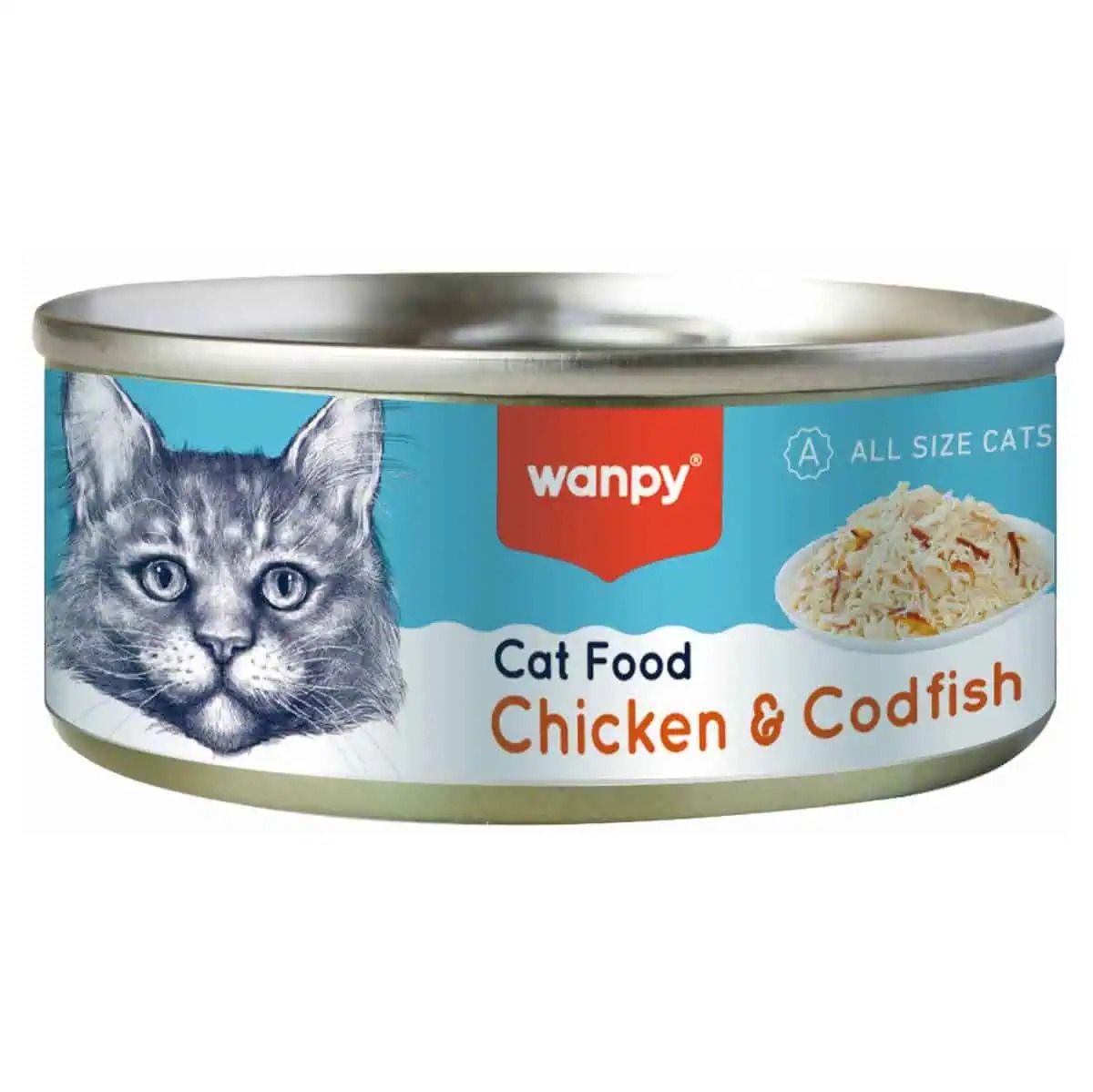 کنسرو گربه ونپی با طعم مرغ و ماهی...