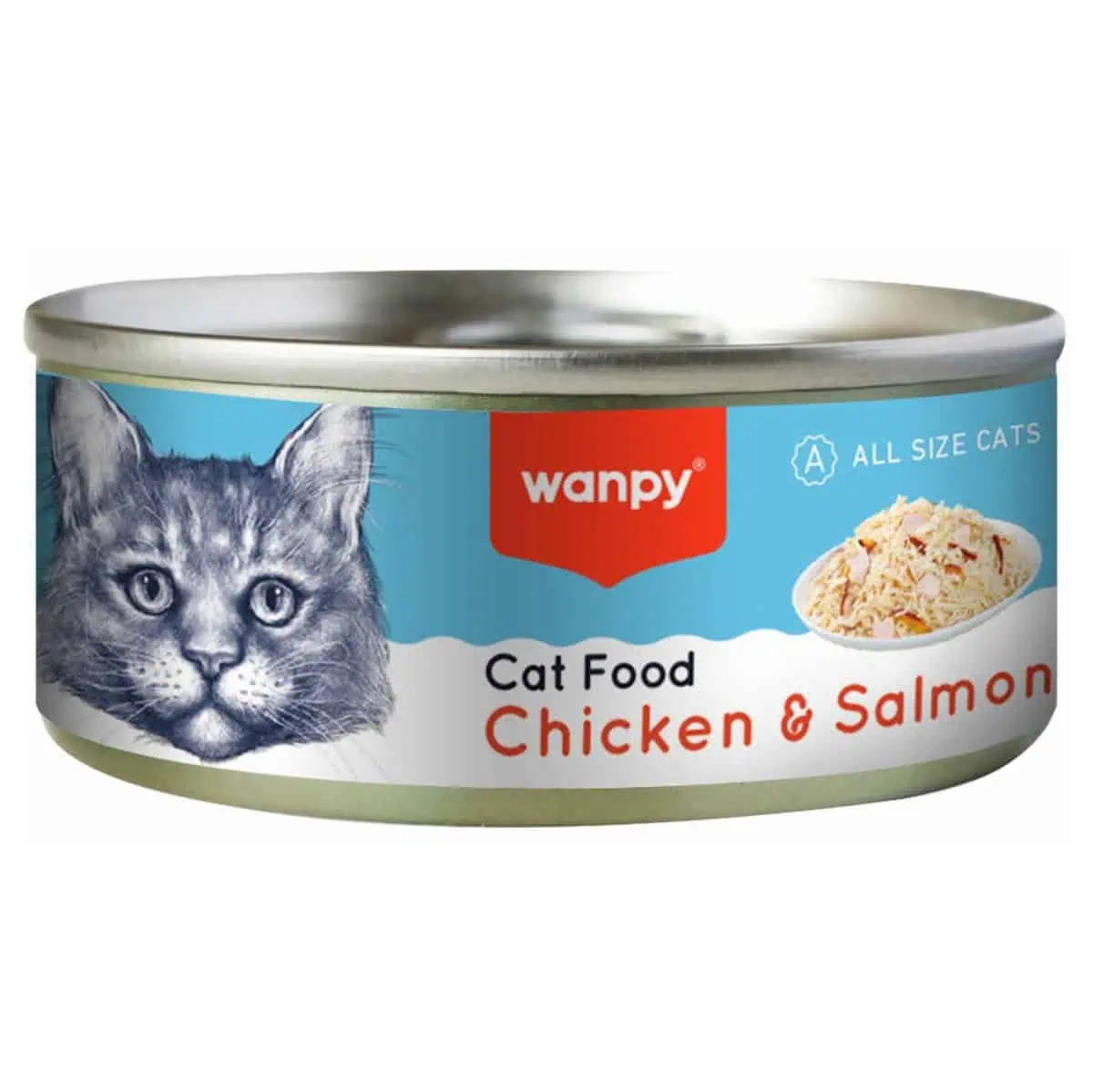 کنسرو گربه ونپی با طعم مرغ و ماهی...