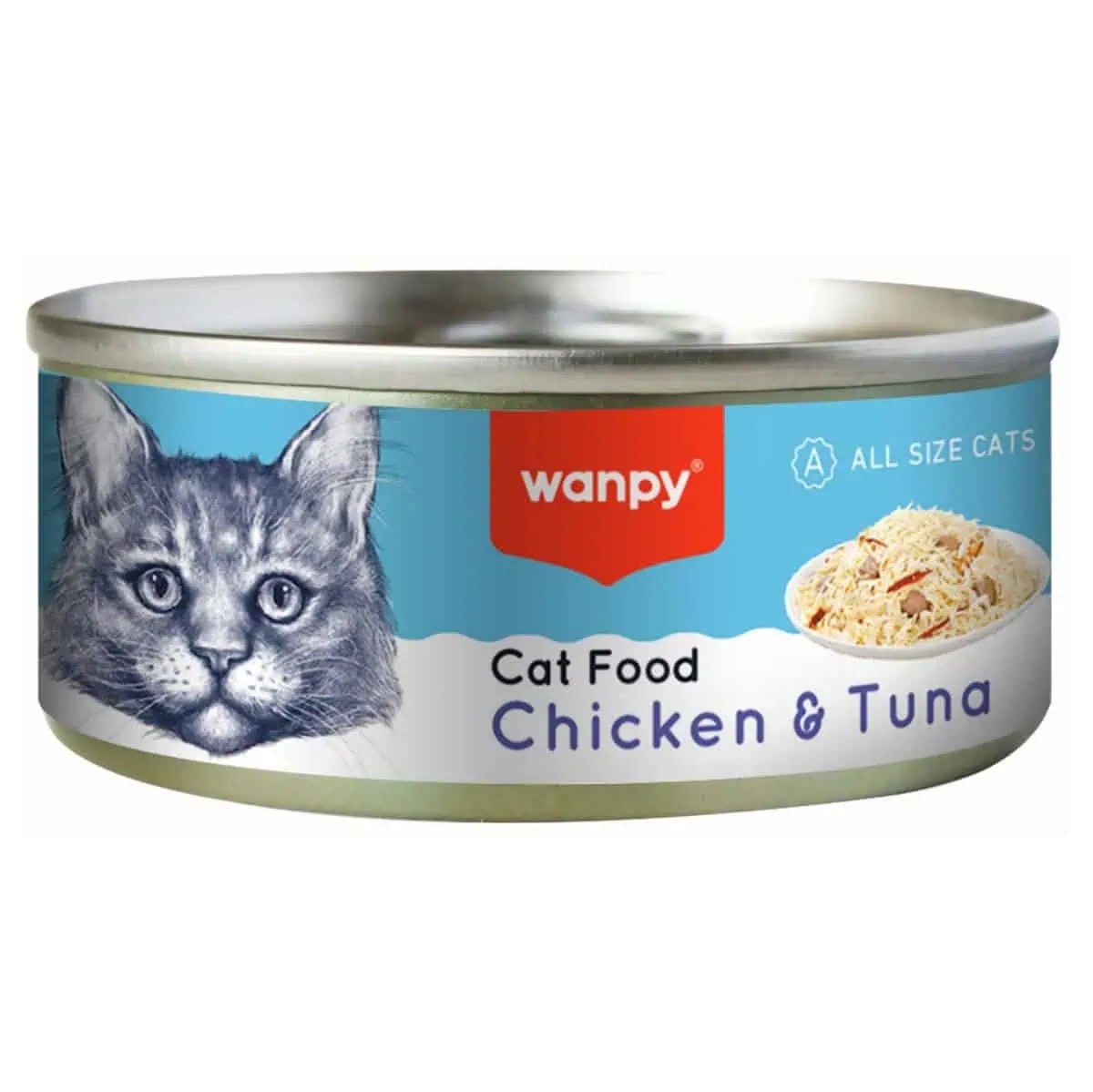 کنسرو گربه ونپی با طعم مرغ و ماهی...