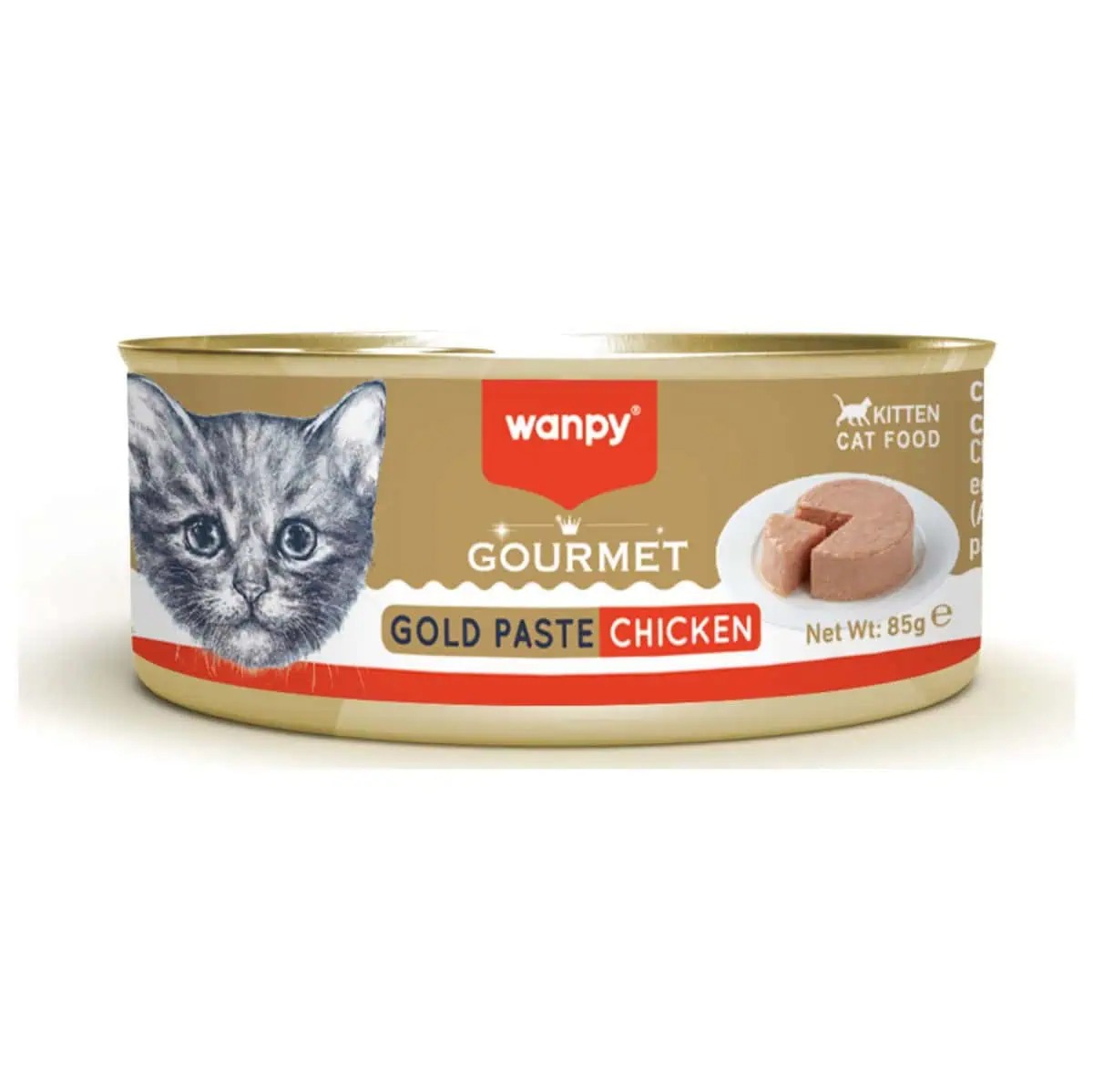 کنسرو بچه گربه گورمت ونپی با طعم مرغ...