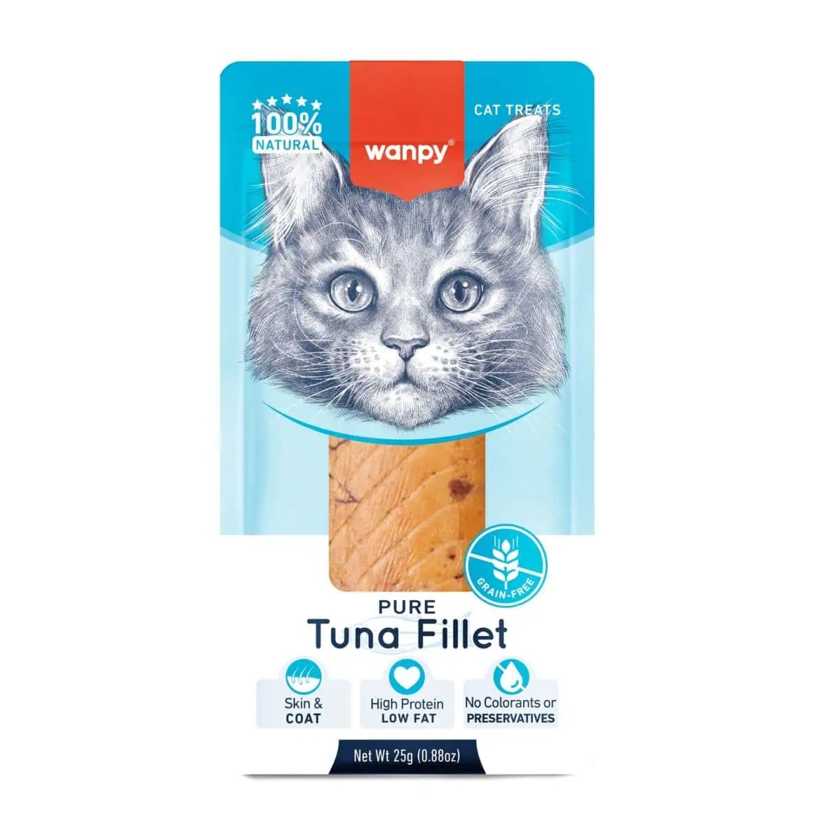 تشویقی گربه ونپی فیله ماهی تن 25گرم