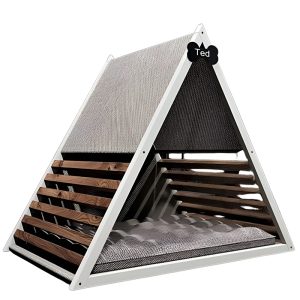 خانه چوبی گربه و سگ مدرن مدل 1129