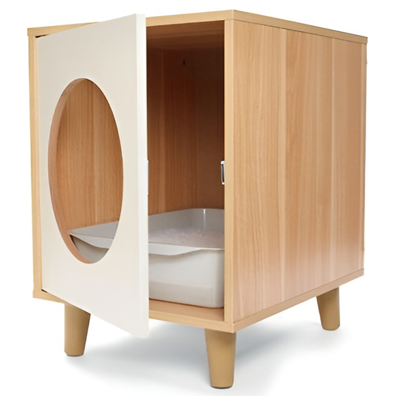 خانه چوبی گربه و سگ مدرن مدل 1142